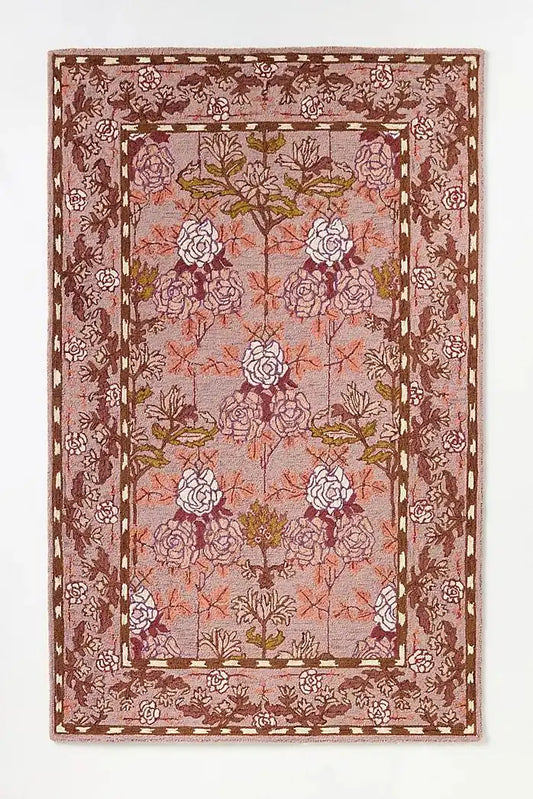 Persian Hand Tufted Wool Carpet 17 | Mir Design | Natural Wool Anti-Skid Latex Backing