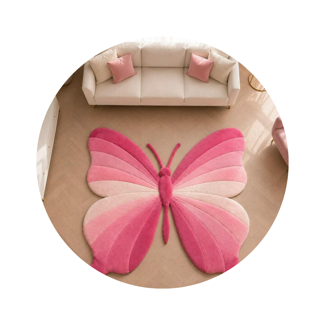 Feminine rug.