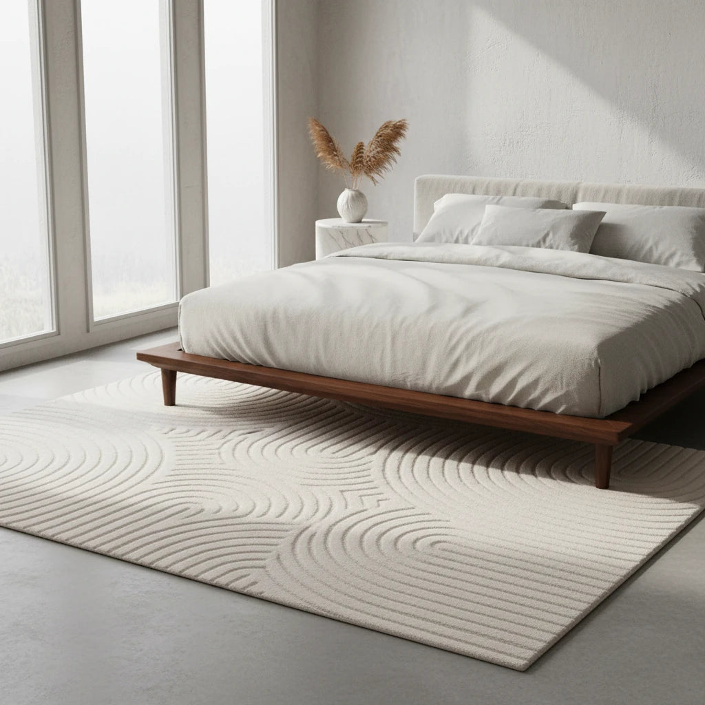 Designer Hand Tufted Wool Carpet | Luxury Handmade Rug with Anti-Skid Natural Latex Backing