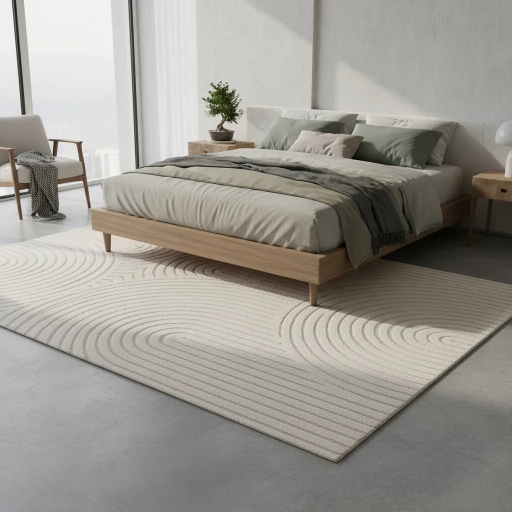 Designer Hand Tufted Wool Carpet | Luxury Handmade Rug with Anti-Skid Natural Latex Backing
