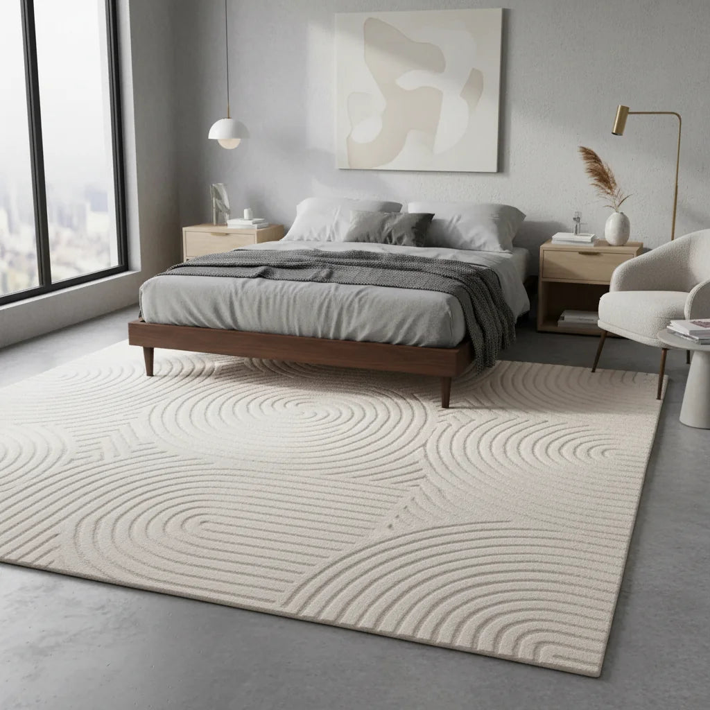 Designer Hand Tufted Wool Carpet | Luxury Handmade Rug with Anti-Skid Natural Latex Backing