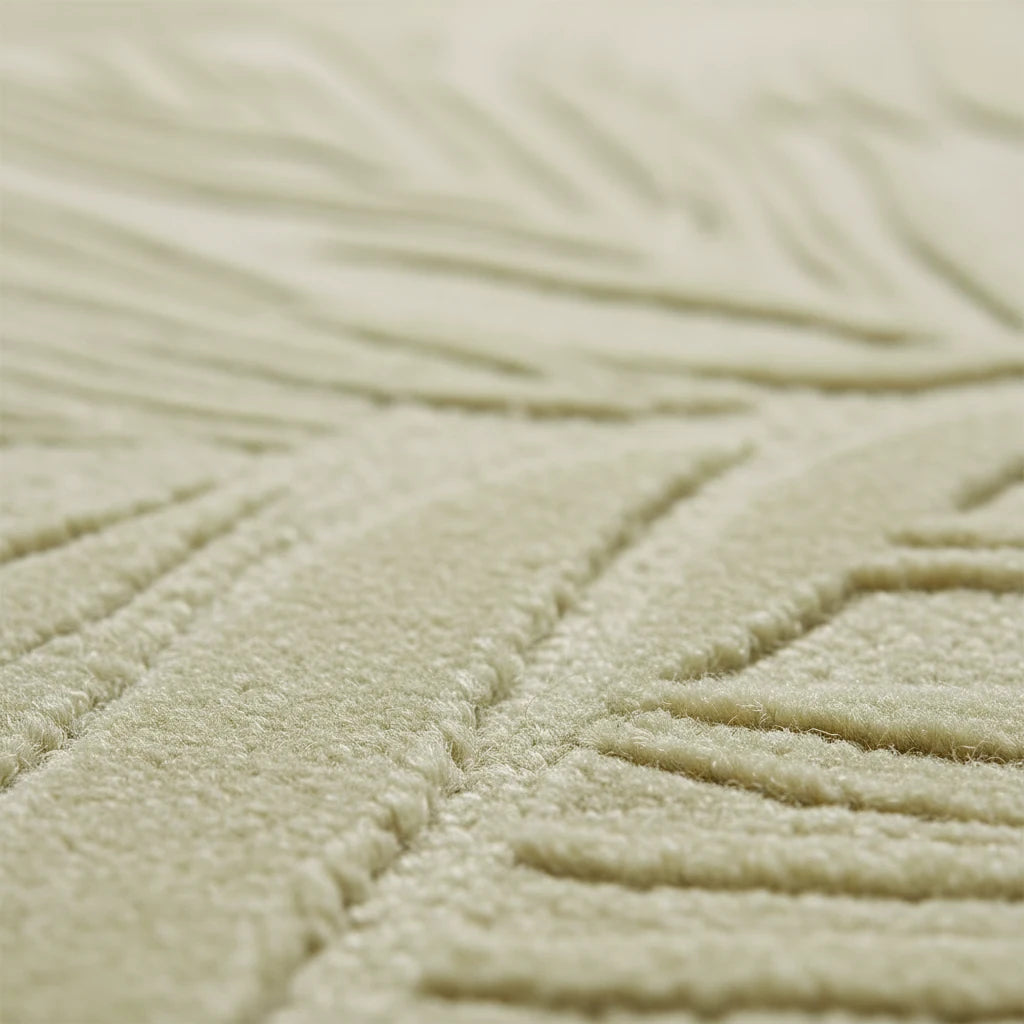 Handcrafted Tufted Wool Area Rug | Premium Natural Wool Rug with Anti-Skid Latex Backing