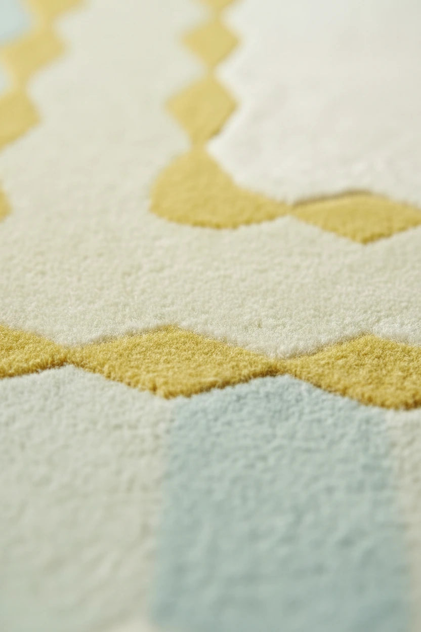 Indian Hand Tufted Wool Carpet | Traditional Handmade Carpet with Natural Latex Anti-Skid Backing