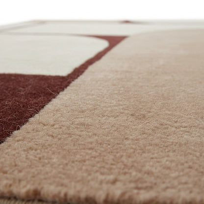 Jaipur Hand Tufted Wool Carpet | Rajasthani Handmade Rug with Natural Latex Anti-Skid Backing