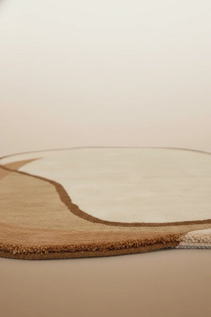 Modern Hand Tufted Wool Area Rug | Handmade Wool Carpet with Natural Latex Anti-Skid Backing