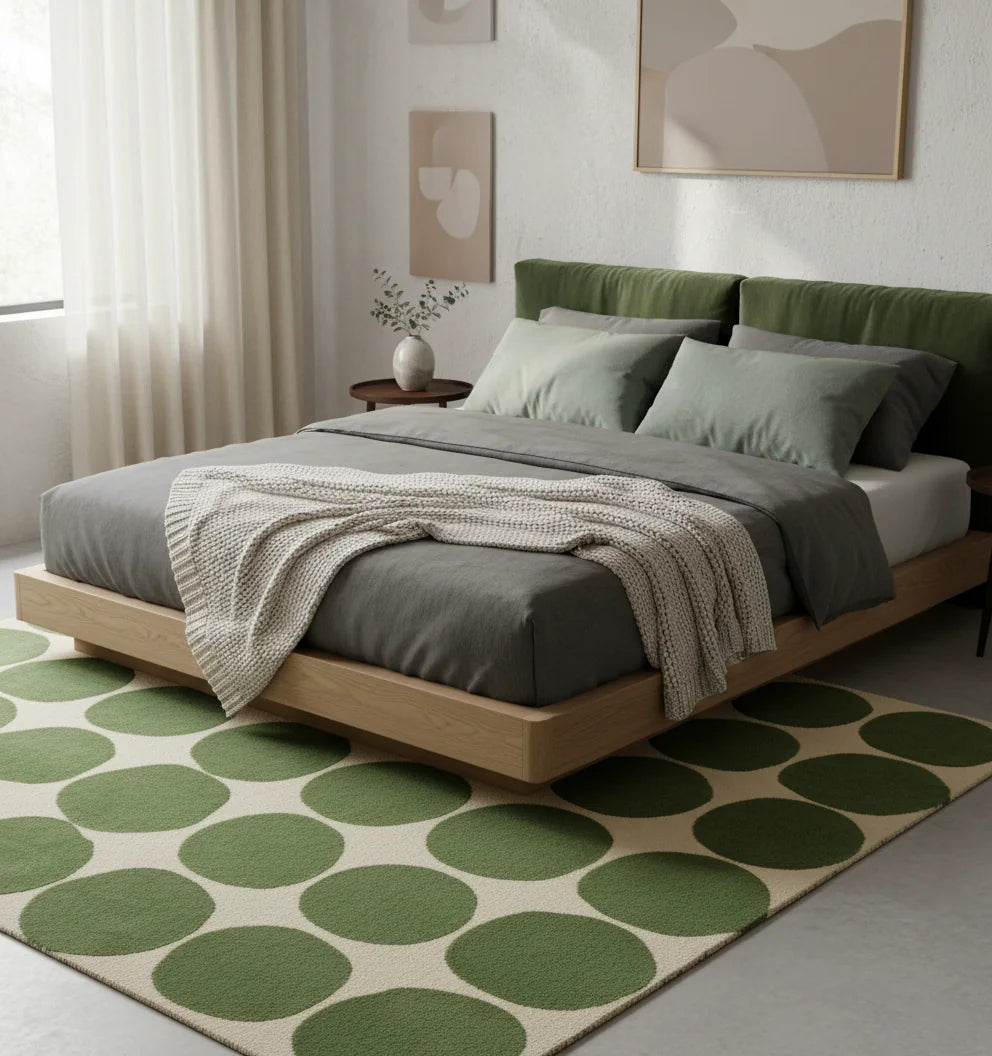 Oriental Hand Tufted Wool Rug | Traditional Inspired Area Rug with Natural Latex Anti-Skid Backing