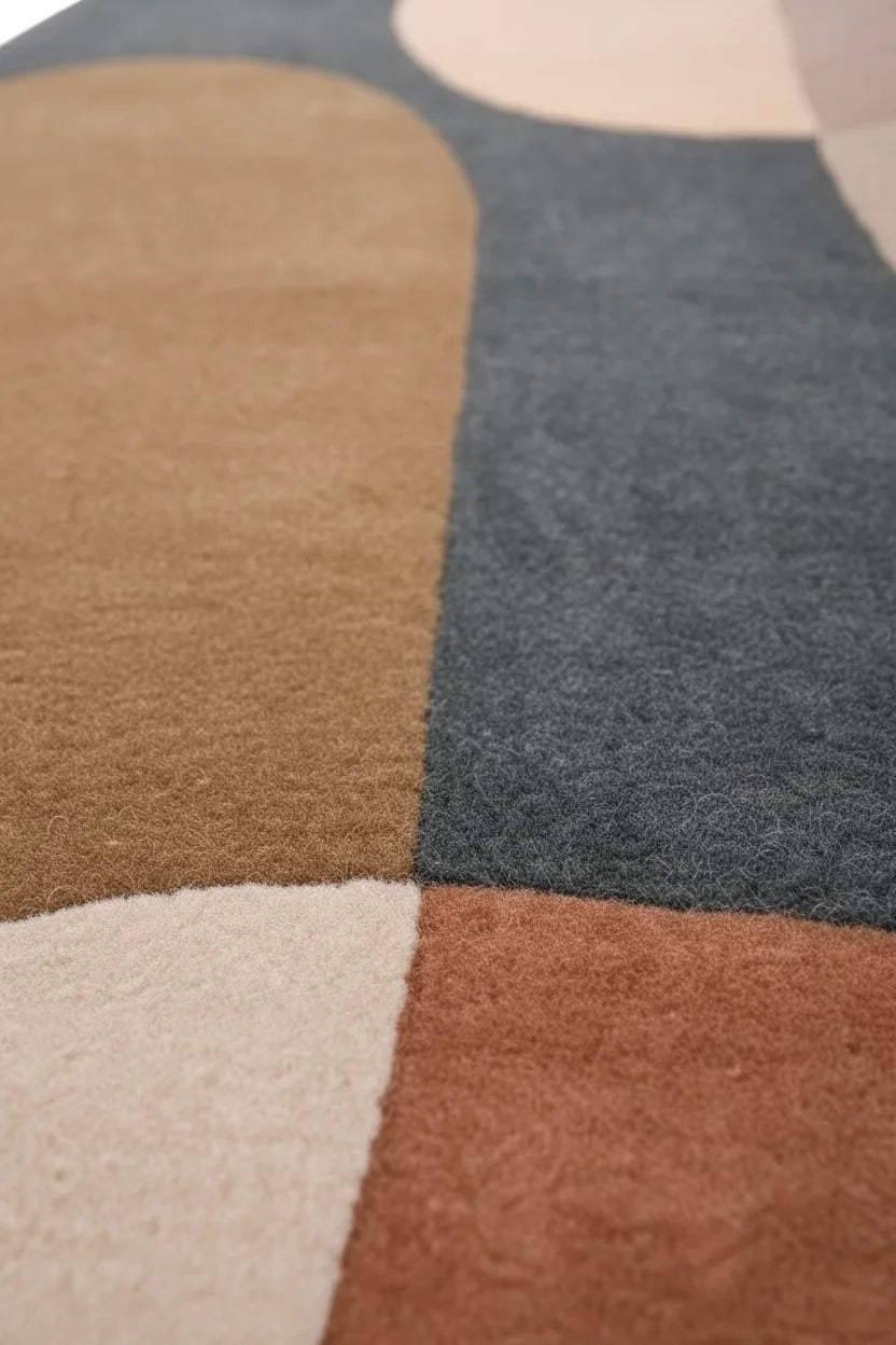 Premium Hand Tufted Wool Carpet | High Quality Handmade Area Rug with Anti-Skid Latex Backing