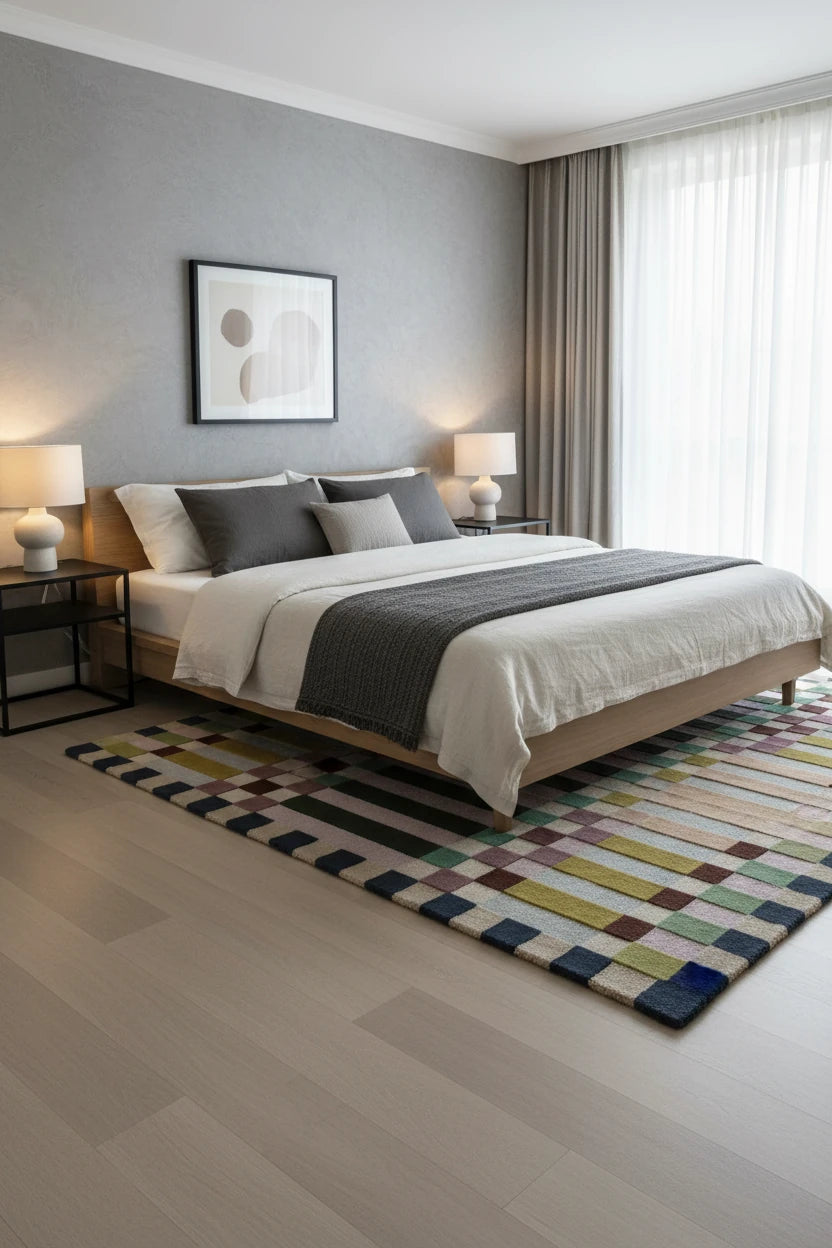 Classic Hand Tufted Wool Carpet | Traditional Handmade Area Rug with Natural Latex Anti-Skid Backing