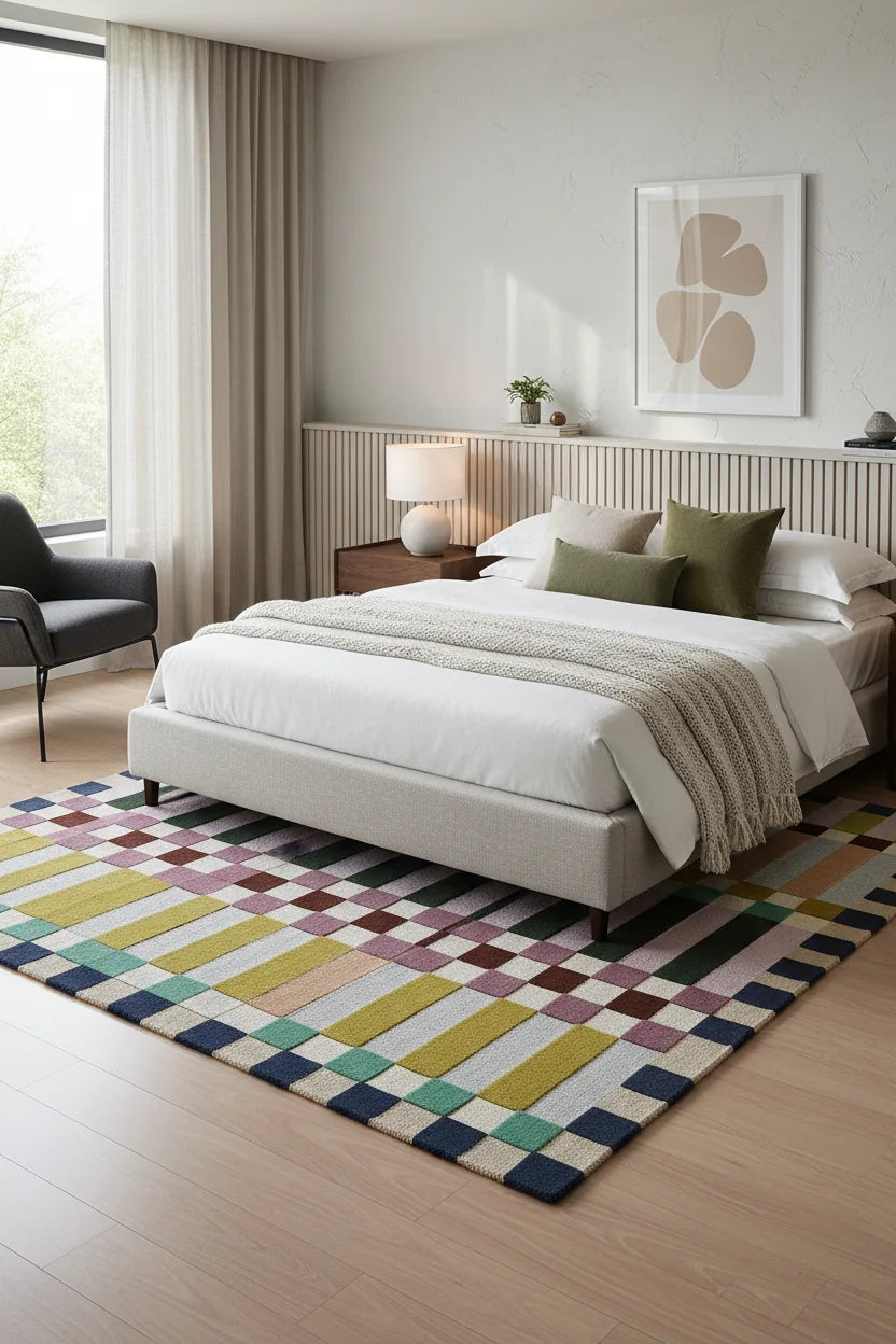 Classic Hand Tufted Wool Carpet | Traditional Handmade Area Rug with Natural Latex Anti-Skid Backing