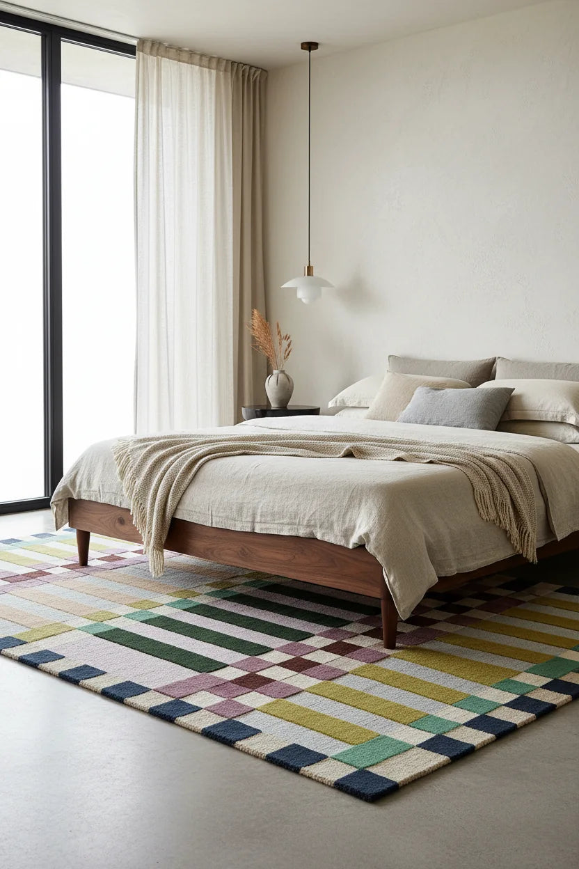 Classic Hand Tufted Wool Carpet | Traditional Handmade Area Rug with Natural Latex Anti-Skid Backing