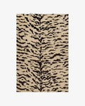 Luxury Hand Tufted Tiger Print Wool Carpet | Modern Animal Pattern Rug with Natural Latex Anti-Skid Backing