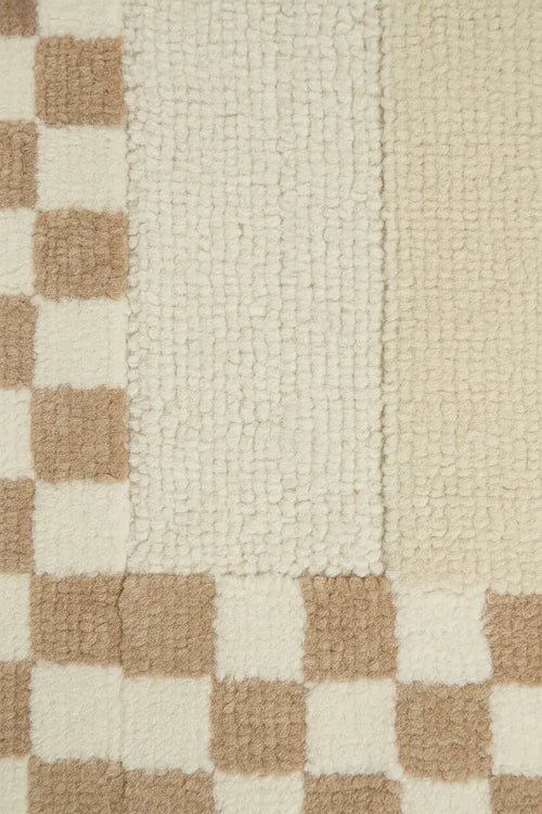 Decorative Hand Tufted Wool Rug | Artistic Handmade Area Rug with Natural Latex Anti-Skid Backing