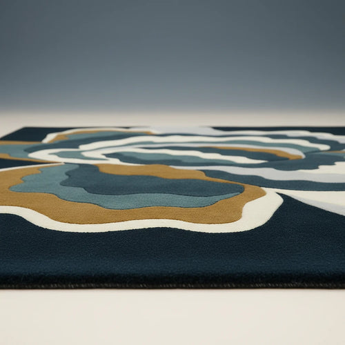 Exclusive Hand Tufted Wool Carpet | Limited Edition Handmade Rug with Natural Latex Anti-Skid Backing