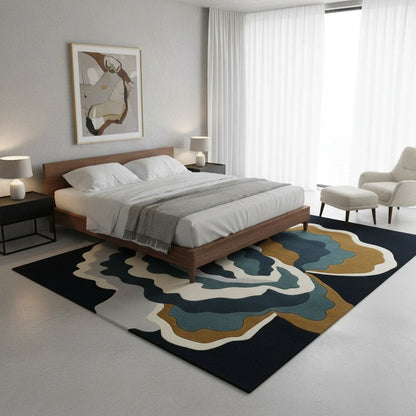 Exclusive Hand Tufted Wool Carpet | Limited Edition Handmade Rug with Natural Latex Anti-Skid Backing