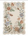 Luxury Hand Tufted Floral Wool Carpet | Botanical Area Rug with Natural Latex Anti-Skid Backing