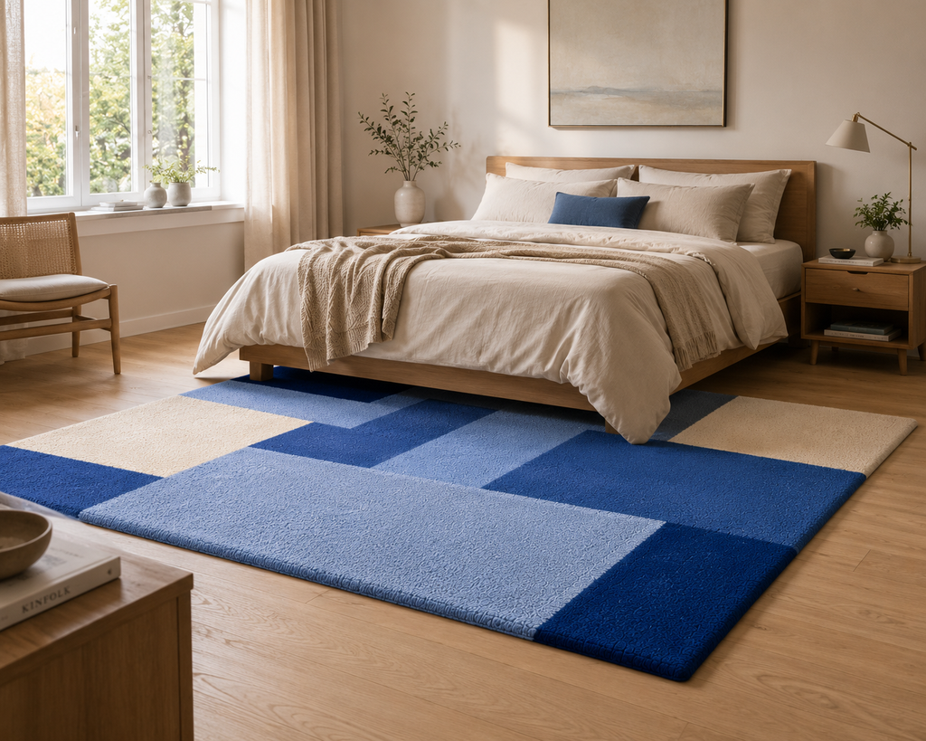 Hand-tufted carpets bring timeless elegance and comfort to any room