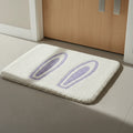 Hand Tufted Bunny Ears Shaped Wool Doormat