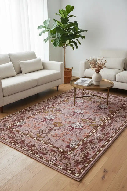 Persian Hand Tufted Wool Carpet 17 | Mir Design | Natural Wool Anti-Skid Latex Backing – View 6