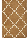 Geometric Hand Tufted Wool Rug | Modern Pattern Area Rug with Natural Latex Anti-Skid Backing