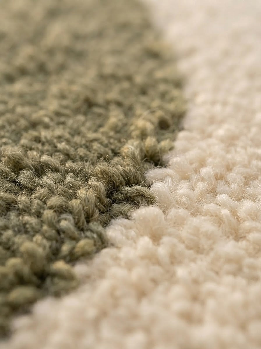 Modern Botanical Leaves hand-tufted rug, image 7