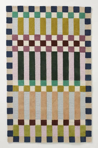 Classic Hand Tufted Wool Carpet | Traditional Handmade Area Rug with Natural Latex Anti-Skid Backing