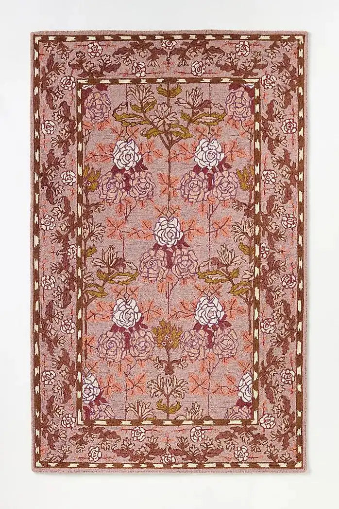 Persian Hand Tufted Wool Carpet 17 | Mir Design | Natural Wool Anti-Skid Latex Backing