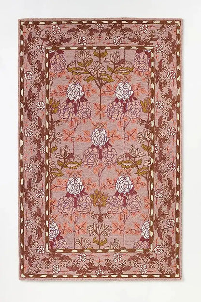 Persian Hand Tufted Wool Carpet 17 | Mir Design | Natural Wool Anti-Skid Latex Backing