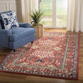 Persian Hand Tufted Wool Carpet 1 | Medallion Design | Natural Wool Anti-Skid Latex Backing