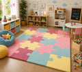 Hand Tufted Soft Grey Solid Plush Wool Carpet