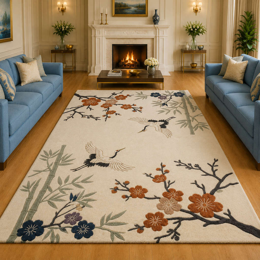 Hand Tufted Vintage Distressed Persian Wool Rug - View 5
