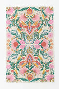 Persian Hand Tufted Wool Carpet 2 | Floral Vine Design | Natural Wool Anti-Skid Latex Backing