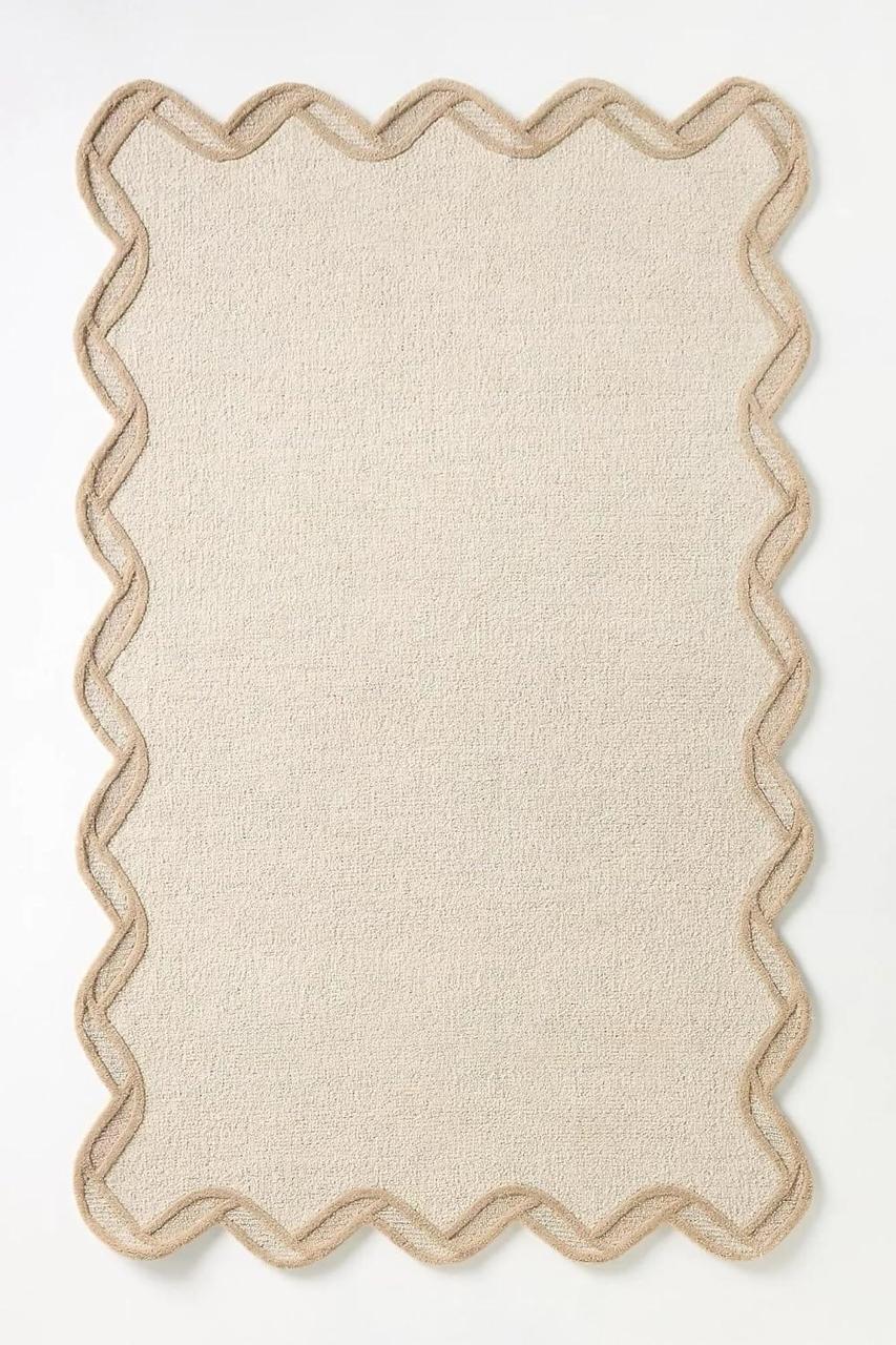 Natural Hand Tufted Wool Carpet | Eco-Friendly Handmade Rug with Natural Latex Anti-Skid Backing