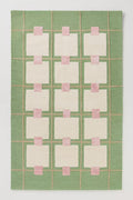Intricate Hand Tufted Wool Rug | Detailed Pattern Area Rug with Natural Latex Anti-Skid Backing