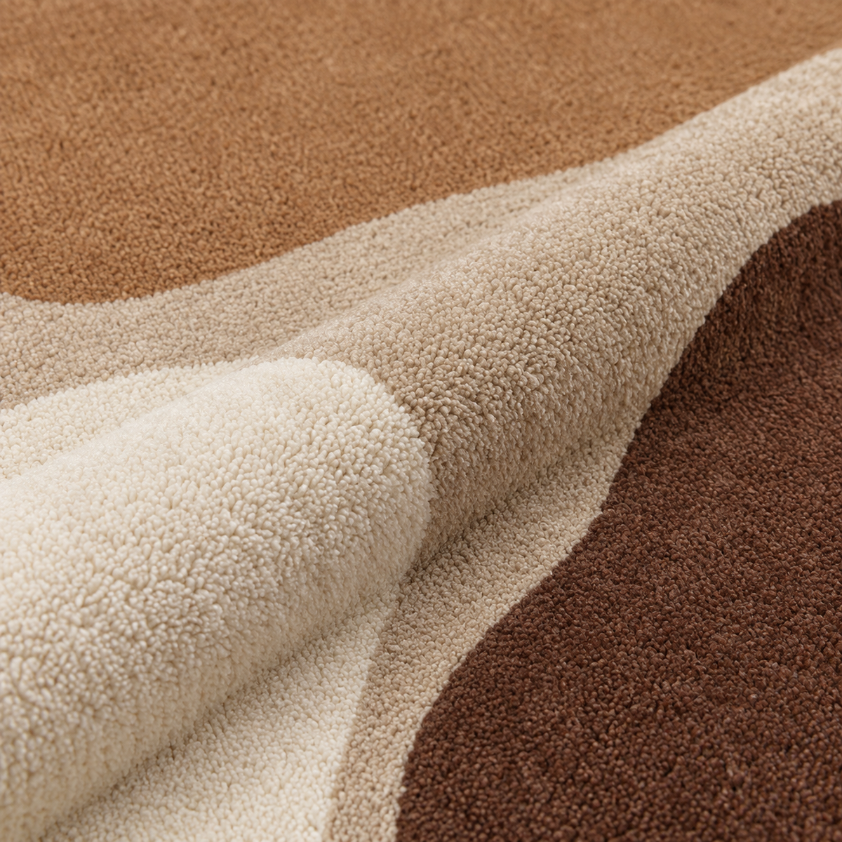 Neutral Abstract Shapes hand-tufted rug, image 7