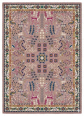 Persian Hand Tufted Wool Carpet 25 | Royal Court Design | Natural Wool Anti-Skid Latex Backing