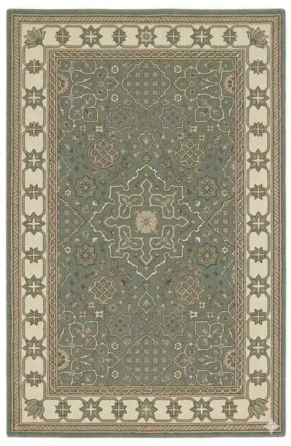 Persian Hand Tufted Wool Carpet 19 | Persian Garden Design | Natural Wool Anti-Skid Latex Backing