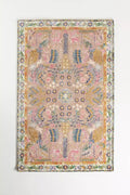 Persian Hand Tufted Wool Carpet 11 | Tabriz Design | Natural Wool Anti-Skid Latex Backing