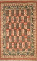 Persian Hand Tufted Wool Carpet 10 | Isfahan Design | Natural Wool Anti-Skid Latex Backing