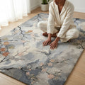 Hand Tufted Oriental Medallion Luxury Wool Carpet