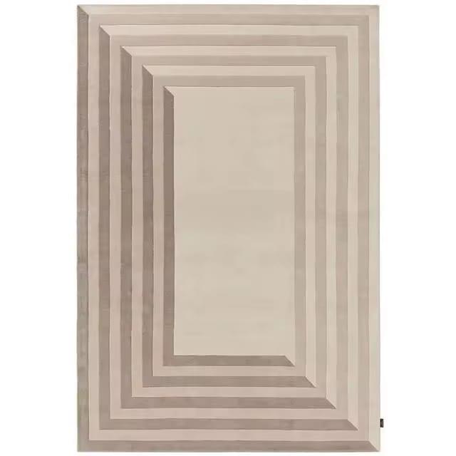 Elegant Hand Tufted Wool Rug | Soft Natural Wool Area Rug with Anti-Skid Latex Backing