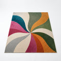 Hand Tufted Transitional Floral Medallion Wool Rug