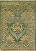Persian Hand Tufted Wool Carpet 5 | Boteh Design | Natural Wool Anti-Skid Latex Backing