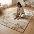 Hand Tufted Persian Floral Intricate Wool Carpet