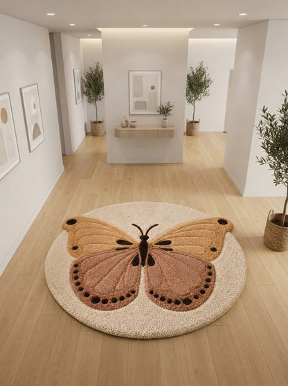 Butterfly Accent hand-tufted rug, image 2