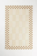 Decorative Hand Tufted Wool Rug | Artistic Handmade Area Rug with Natural Latex Anti-Skid Backing
