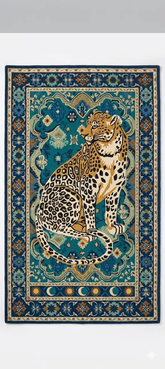 Persian Hand Tufted Wool Carpet 28 | Senneh Design | Natural Wool Anti-Skid Latex Backing