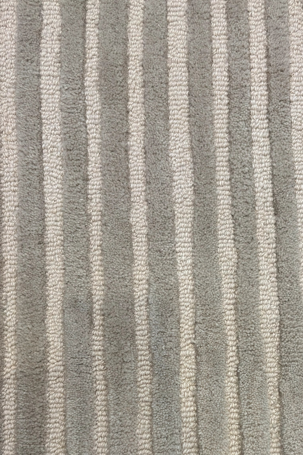 Greige double arch wool rug wool-texture
