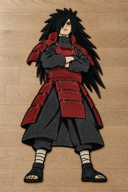Madara character cutout rug - original product view