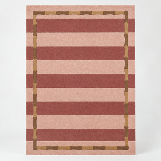 Fine Hand Tufted Wool Rug | High Quality Natural Wool Area Rug with Anti-Skid Latex Backing – full front view