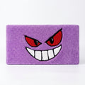 Hand-Tufted Gengar Keyboard Rug & Wrist Rest | Custom Purple Ghost Plush Desk Mat